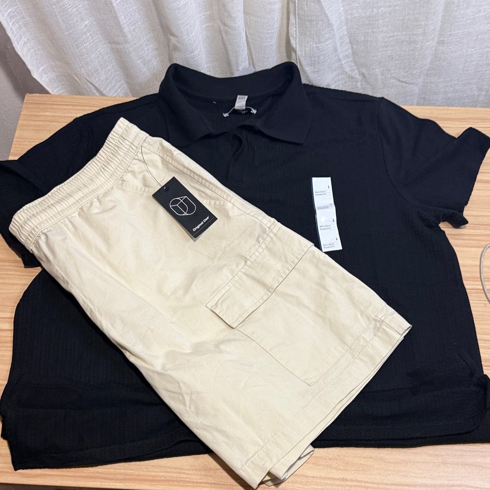 Original Use Beige Men Shorts